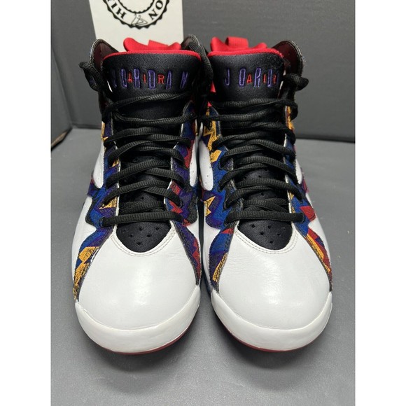 Air Jordan 7 VII Retro Ugly Sweater Nothing But Net 304775-142 Men Size 8.5 - Picture 3 of 12
